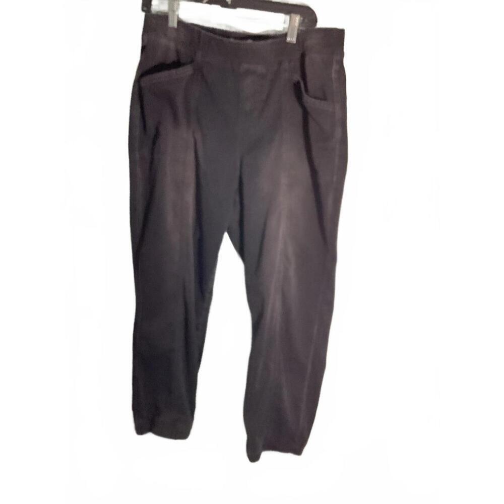 Logo by Lori Goldstein Pull on Jogger Jeans Washed Black Size 14